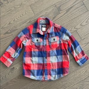 Oshkosh button down long sleeve shirt